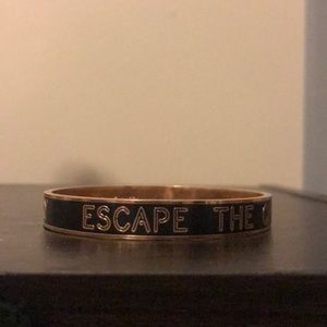 Kate Spade Black and Gold Bangle